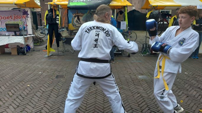 Weekend van Voorschoten 2025; Sparring demonstratie.