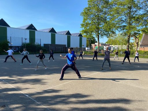 Lockdown training in de coronatijd.