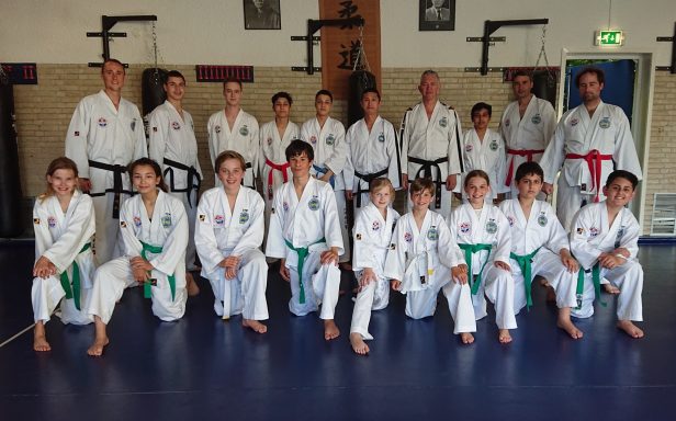 Training met Hwang Su Il; Goederaad Sport, Voorschoten.